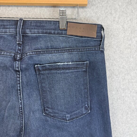 Parker Smith Womens Ava Skinny Jeans Blue‎ Jay Denim Stretch Size 12 / 31 NWT - Picture 8 of 14